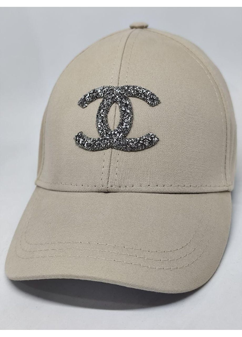 Бейсболка женская из коттона, спортивная кепка, с надписью из страз No Brand 1 (350313640)