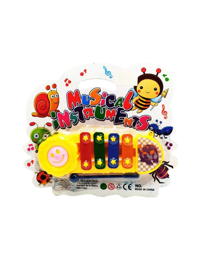 Музична іграшка Ксилофон Y9093, 16 см Жовтий Y9093(Yellow) Bambi (390476860)