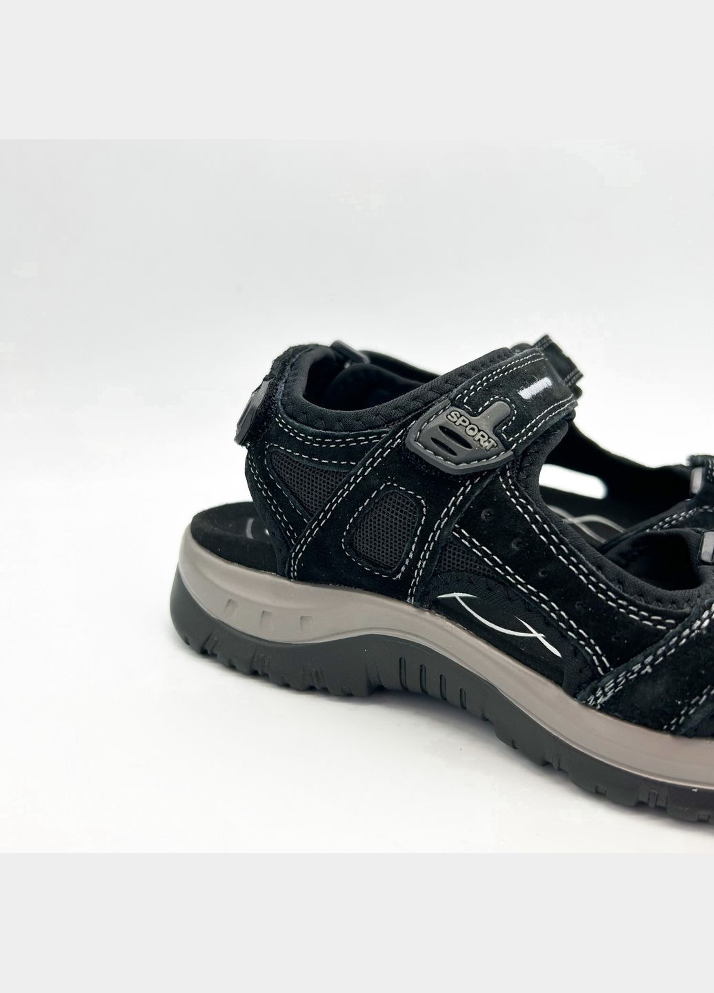 сандалии (р) замша/текстиль 0-1-1-2022 Lifexpert