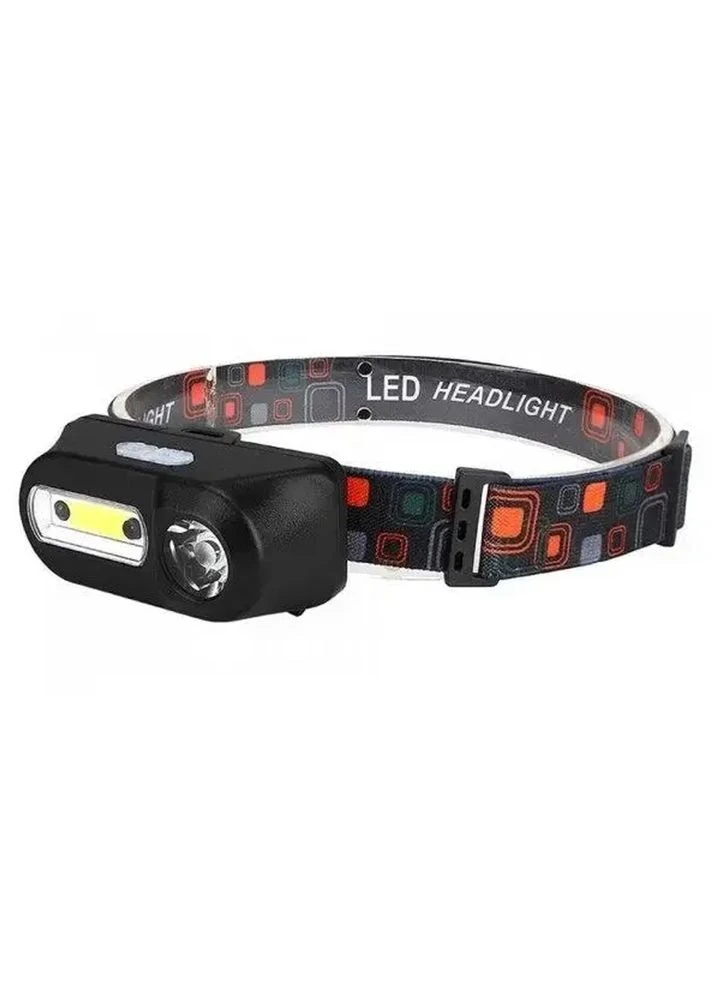 Налобный фонарь BL 1801A /1804A COB XPE + сенсор 18650 USB No Brand (378600749)