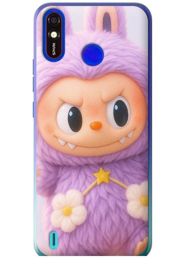 Силиконовый чехол 'Лабубу' для Endorphone Tecno Spark 4 Lite (342124098)