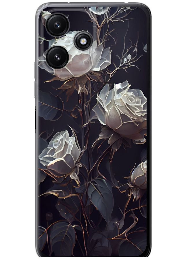 Силіконовий чохол 'Троянди 2' для Endorphone Xiaomi Poco M6 Pro 5G (313452890)