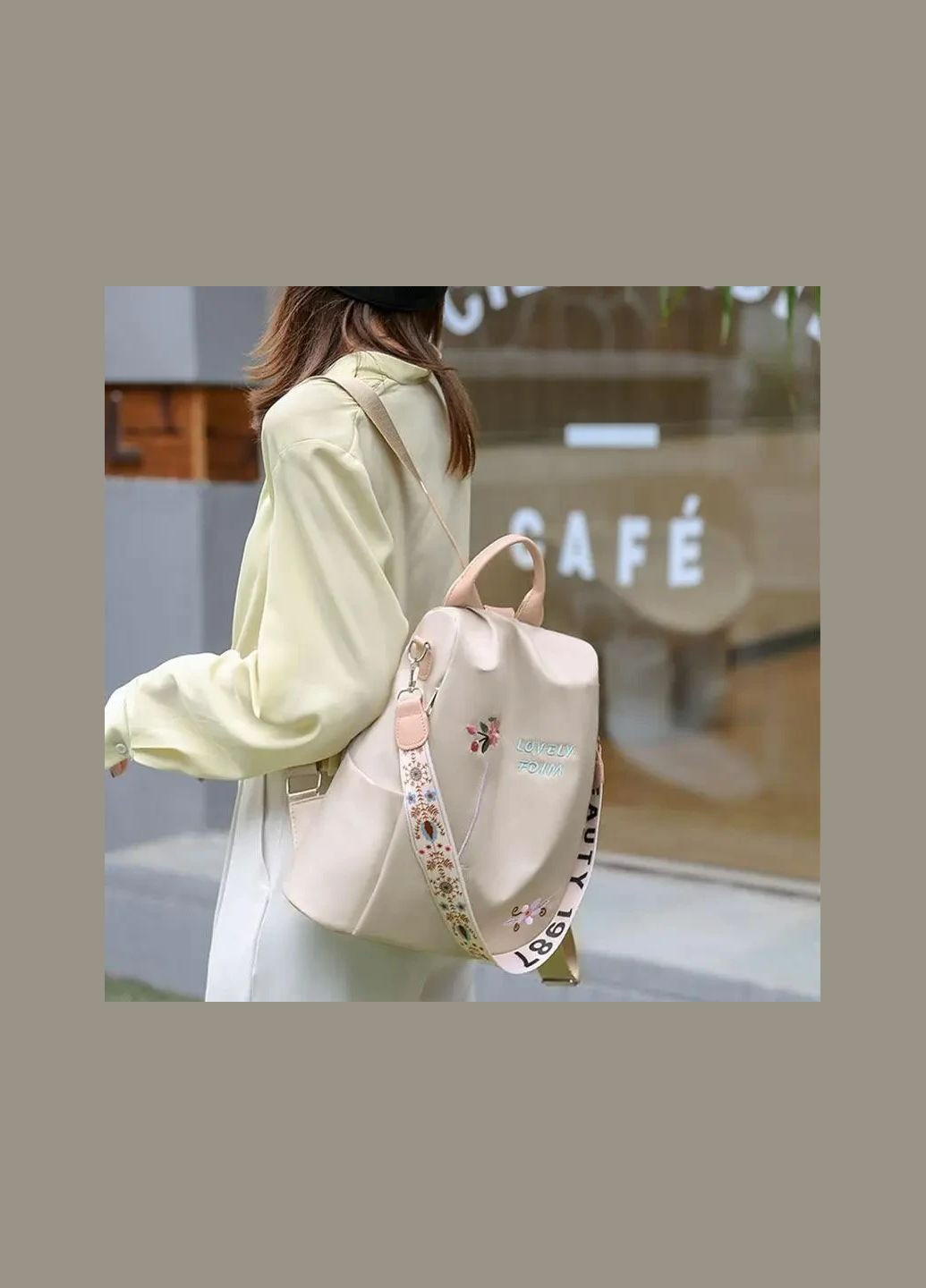 Рюкзак жіночий молодіжний з принтом PTR Doros (317595175)