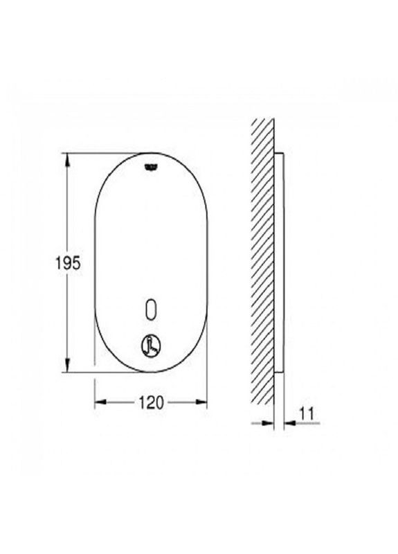 Смеситель для душа бесконтактный Eurosmart Cosmopolitan (36415000) Grohe (369933364)