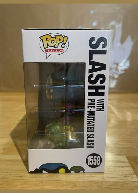 Фигурка Черепашки ниндзя Слэш Slash with Pre-Mutated Slash Фанко Поп ninja turtles TMNT 10 см №1558 Funko Pop (315724824)