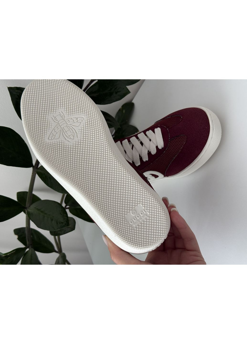 Кросівки жіночі Gucci Brown White | Гуччі коричневі No Brand коричневі демісезони (366343499)