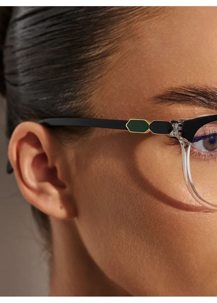 Готовые женские пластиковые очки кругляши для зрения +3.50 для чтения прозрачная линза Ralph (372512171)