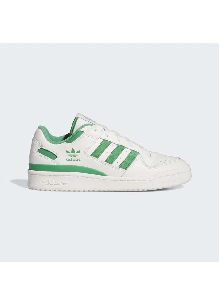 Белые демисезонные кроссовки forum low cl shoes white ig3778 adidas