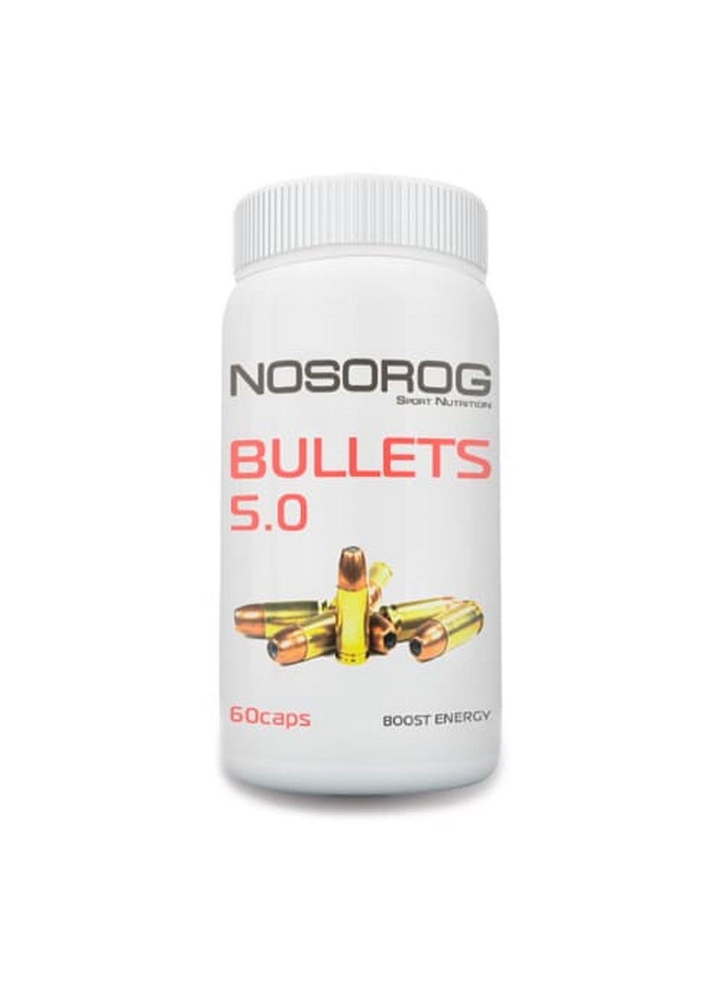 Предтренувальний комплекс Bullets 5.0, 60 капсул Nosorog Nutrition (293340761)