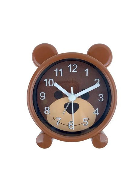 Часыбудильник в форме медведя Constantplanet 5188S коричневый No Brand (316513687)
