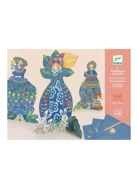 Набор для скретчинга Изысканные платья (DJ09707) Djeco (370264545)