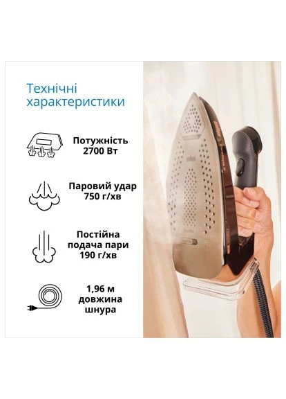 Парова станція Braun IS 9090 BK (401234420)