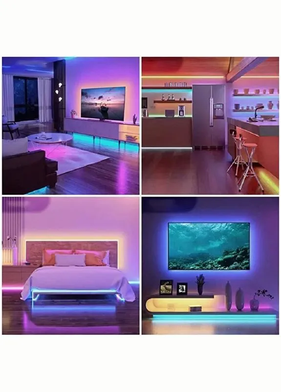 Rg Світлодіодна стрічка преміум rgb 5050 RGB LED 5 м 220 v, Гнучка стрічка для приміщення SY-60 No Brand (402276643)