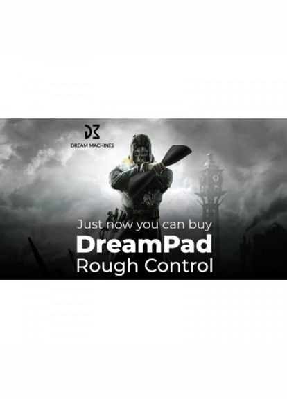 Килимок для миші Dream Machines dm pad rough control black (276533507)