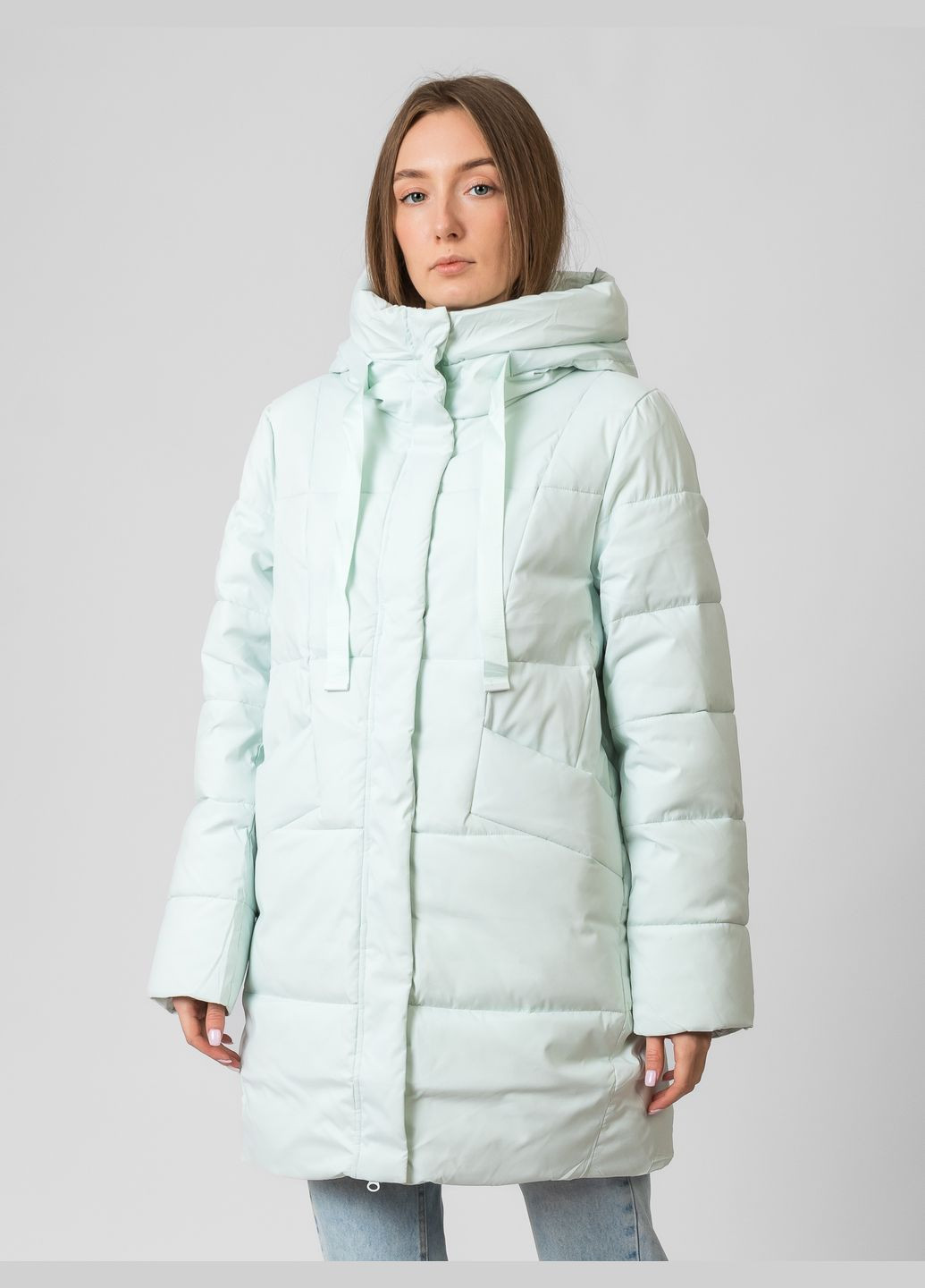Мятный зимний Пуховик Towmy