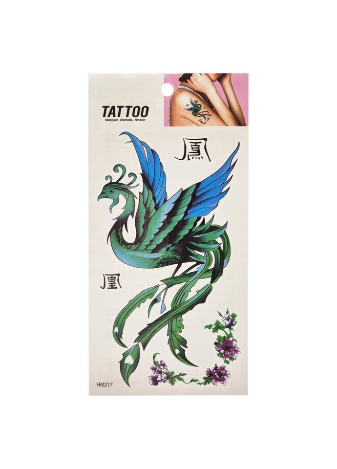 Тимчасове татуювання "Жар-птиця Tattoo" 1020-HM217 No Brand (339780430)