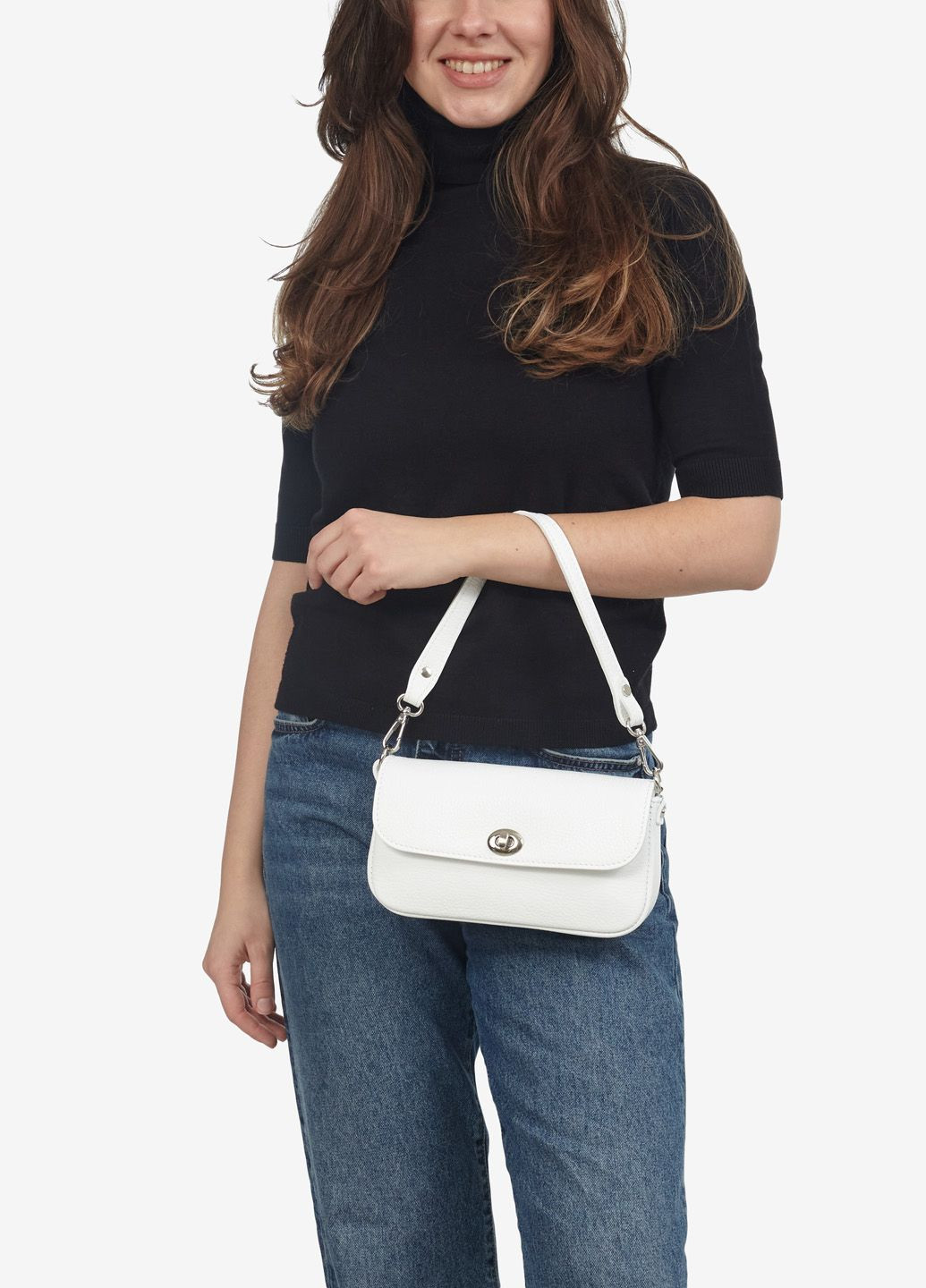 Сумка жіноча шкіряна крос-боді маленька Сrossbody Regina Notte (280199262)