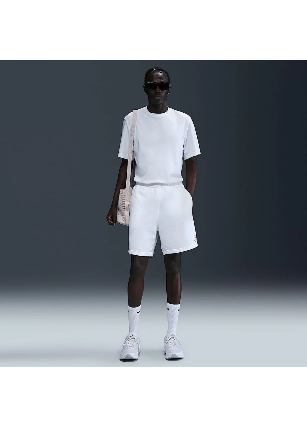 Шорти чоловічі Air French Terry White Nike (366039262)