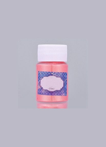 Пігмент для смоли Finidng Перламутровий блискучий порошок Лососевий Пляшечка 25 мл Finding (316251696)