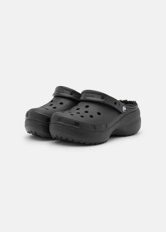 Крокс с Мехом Классик Платформа Женские Classic Platform Clog Crocs Lined (315799558)
