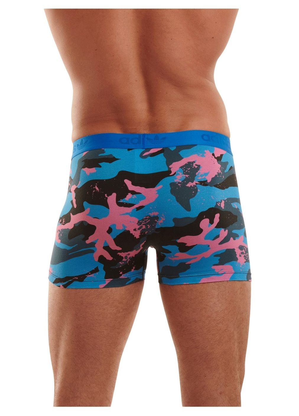 Набір 2 шт боксерки чоловічі труси Adidas Originals Mens Trunk Comfort Flex Cotton Black/Camo Prin (338590056)