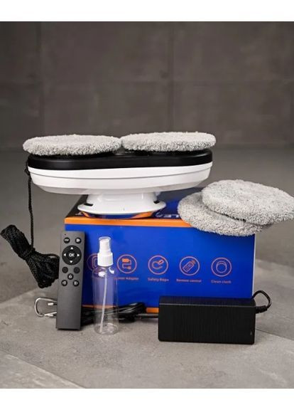 Робот для миття вікон акумуляторний на пульті управління мийник вікон зовні No Brand (365271279)