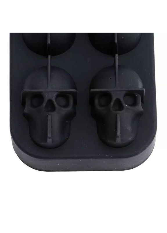 Силиконовая форма льда "Череп" No Brand (368703365)