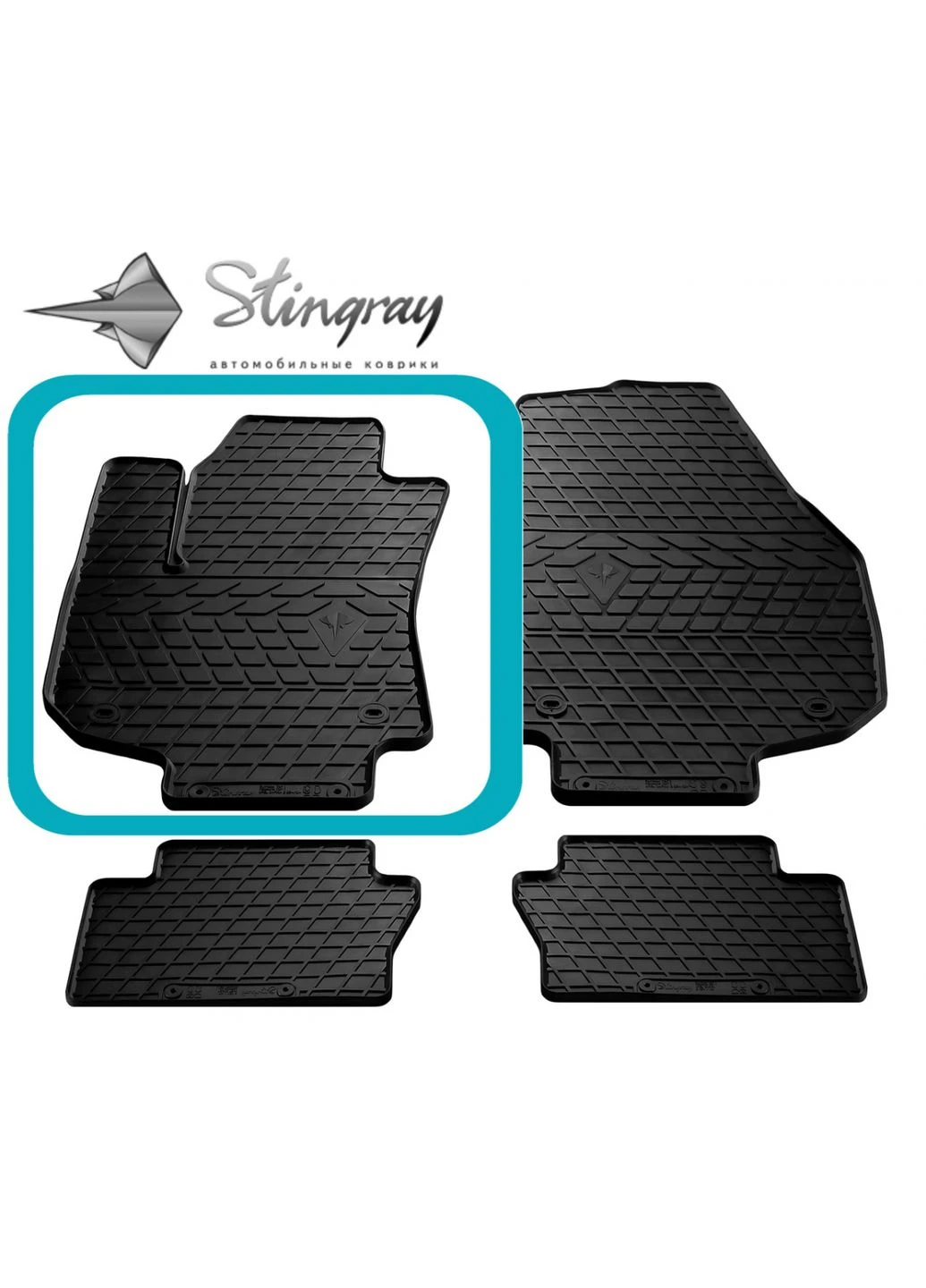 Водійський килимок у салон для Opel Zafira B 2005-2011 Stingray Zafira B 2006-2011 (375009603)