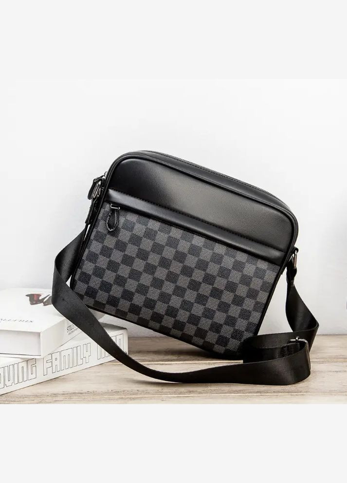 Чоловіча планшетка у клітинку (1443ДК) No Brand сумка (341085599)