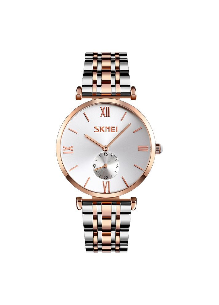 9198TRGSI-B Rose Gold-Silver/Silver MenMen Skmei (341336817)