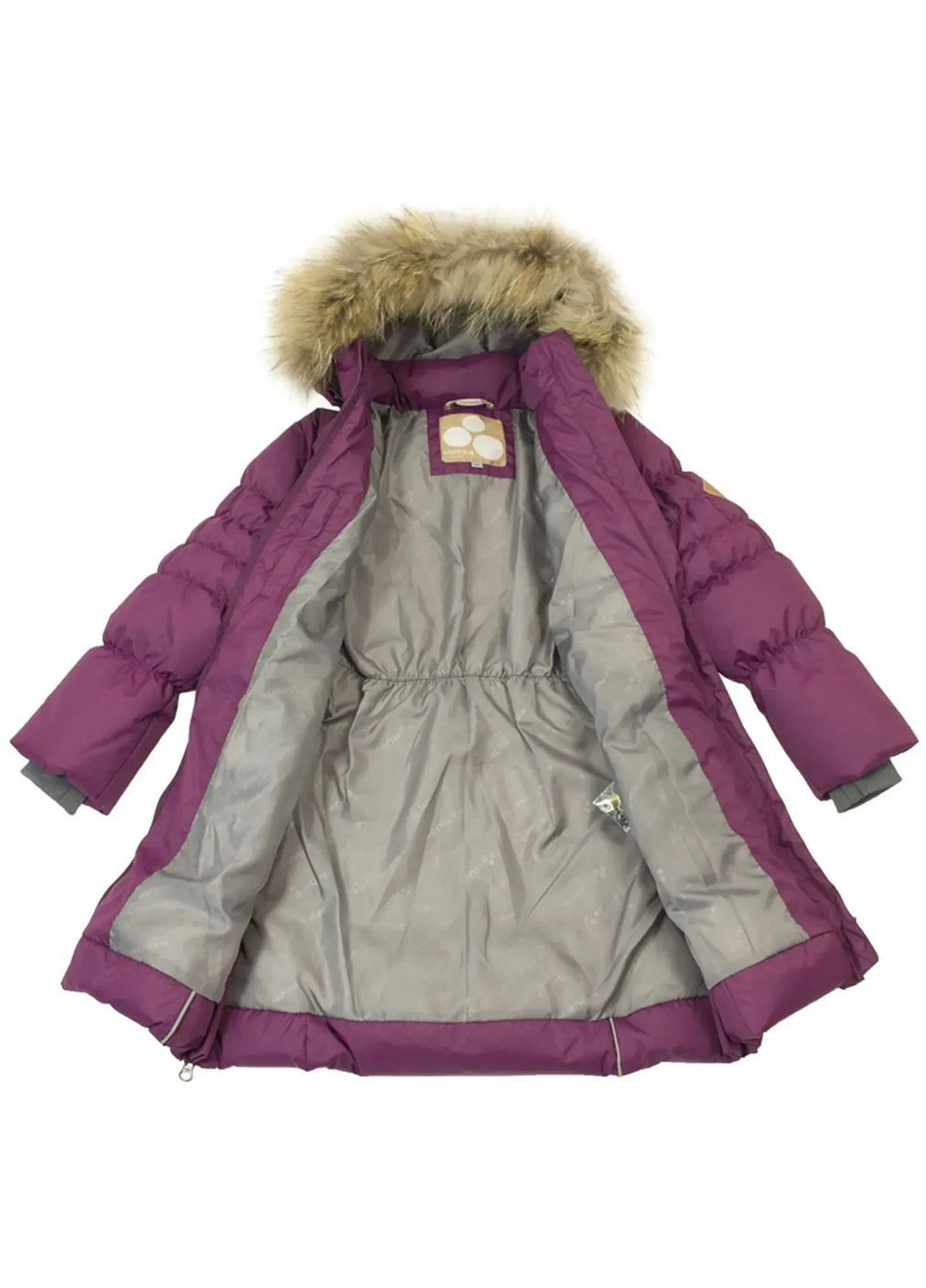 Бордовая пальто-пуховик yasmine, р.152, бордовый () Huppa 12020055-80034-152