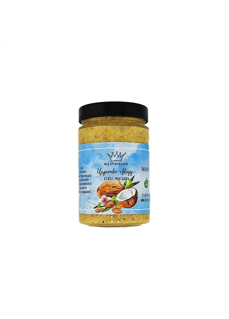 Крем мед кокос-мигдаль 500 грамів Царство Меду (330027851)