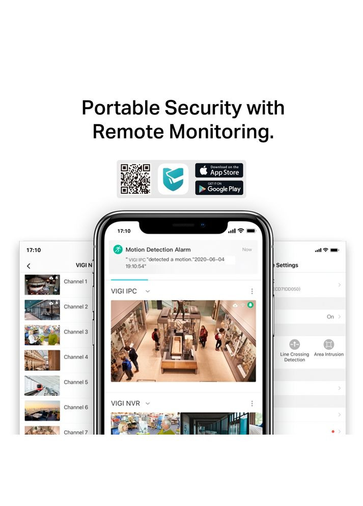 IP-Камера VIGI C440-4, PoE, 4Мп, 4 мм, H265+, IP66, Turret, кольорове нічне бачення, внутрішня TP-Link (314746029)