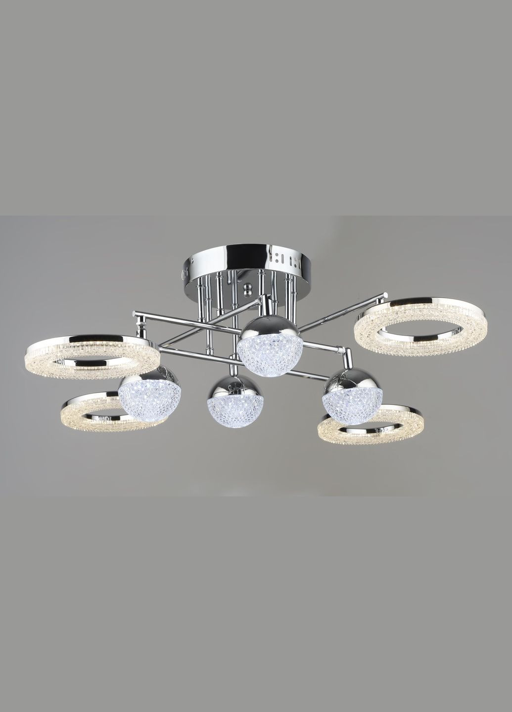 Люстра світлодіодна акрилова B YH1183/4+4 CH Sirius (302960748)