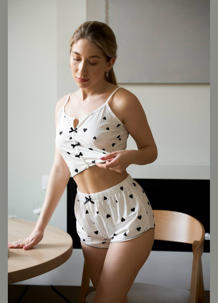 Белая пижамка, которая влюбляет с первого взгляда!❤️ Luna