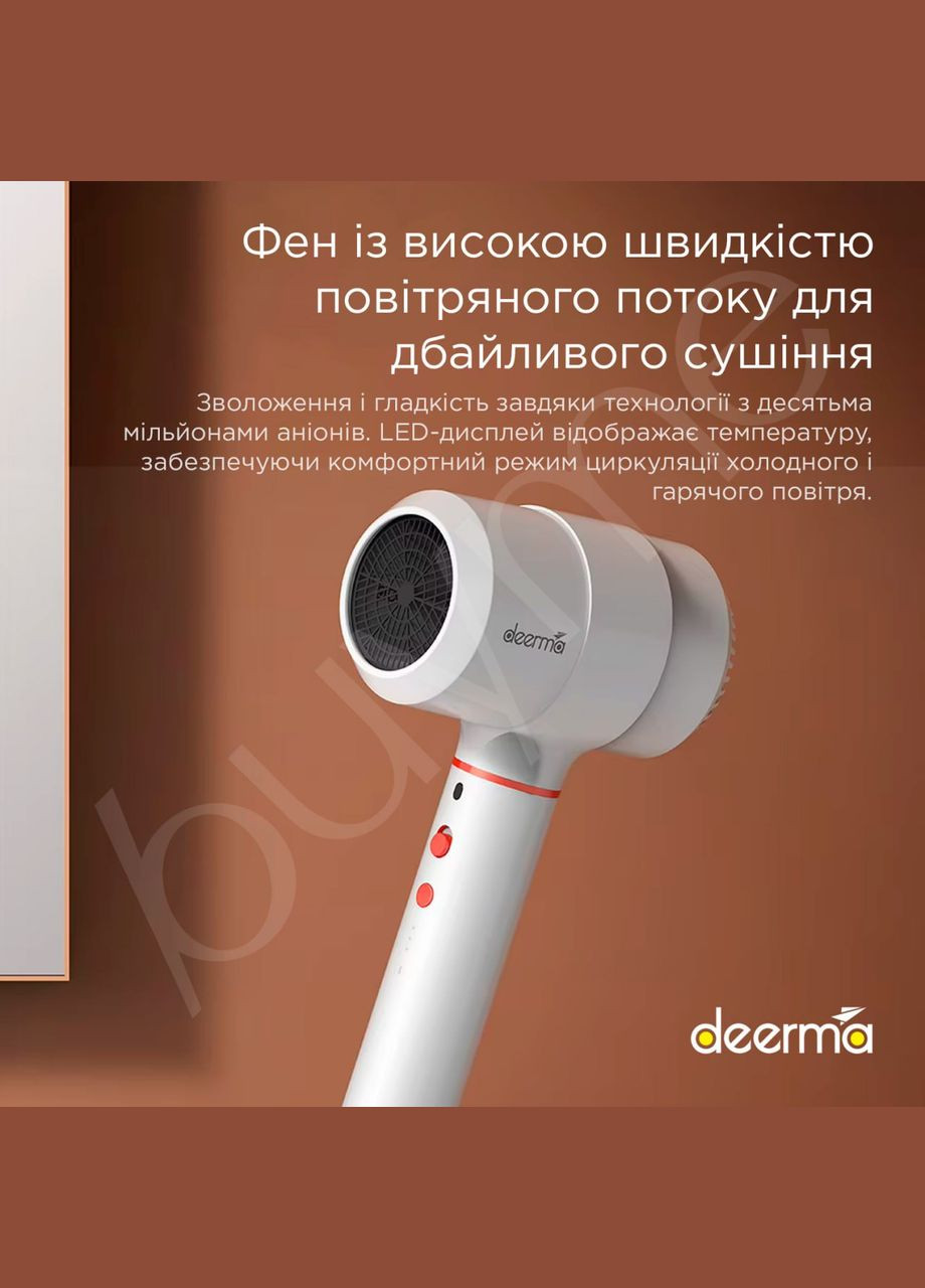 Фен Electric Hair Drier (DEM-CF30W) DEERMA (313110496)