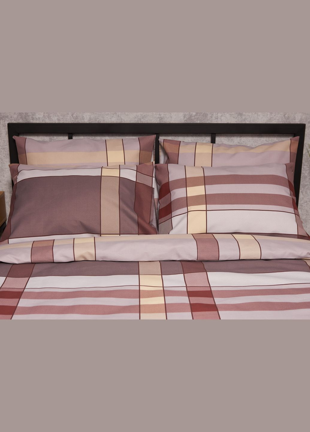 Комплект постільної білизни Микросатин Premium «» євро 200х220 наволочки 2х50х70 (MS-820005226) Moon&Star Moon Rock (296909888)