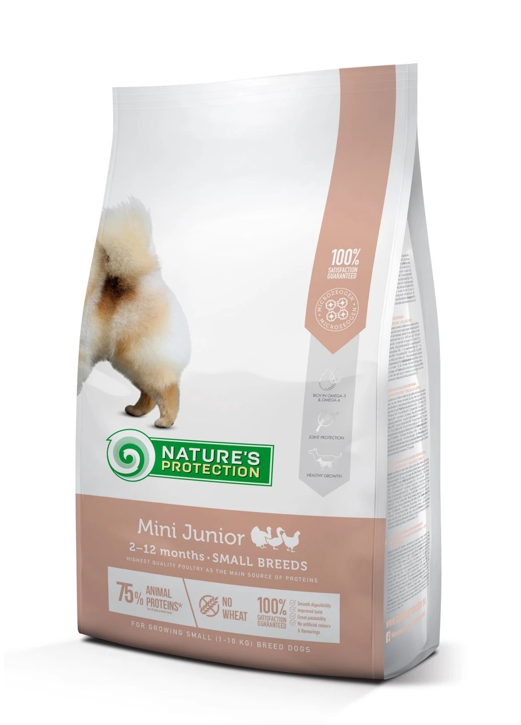 Сухой корм для щенков малых пород Mini Junior Small Breeds с птицей 2 кг Nature's Protection (266274501)