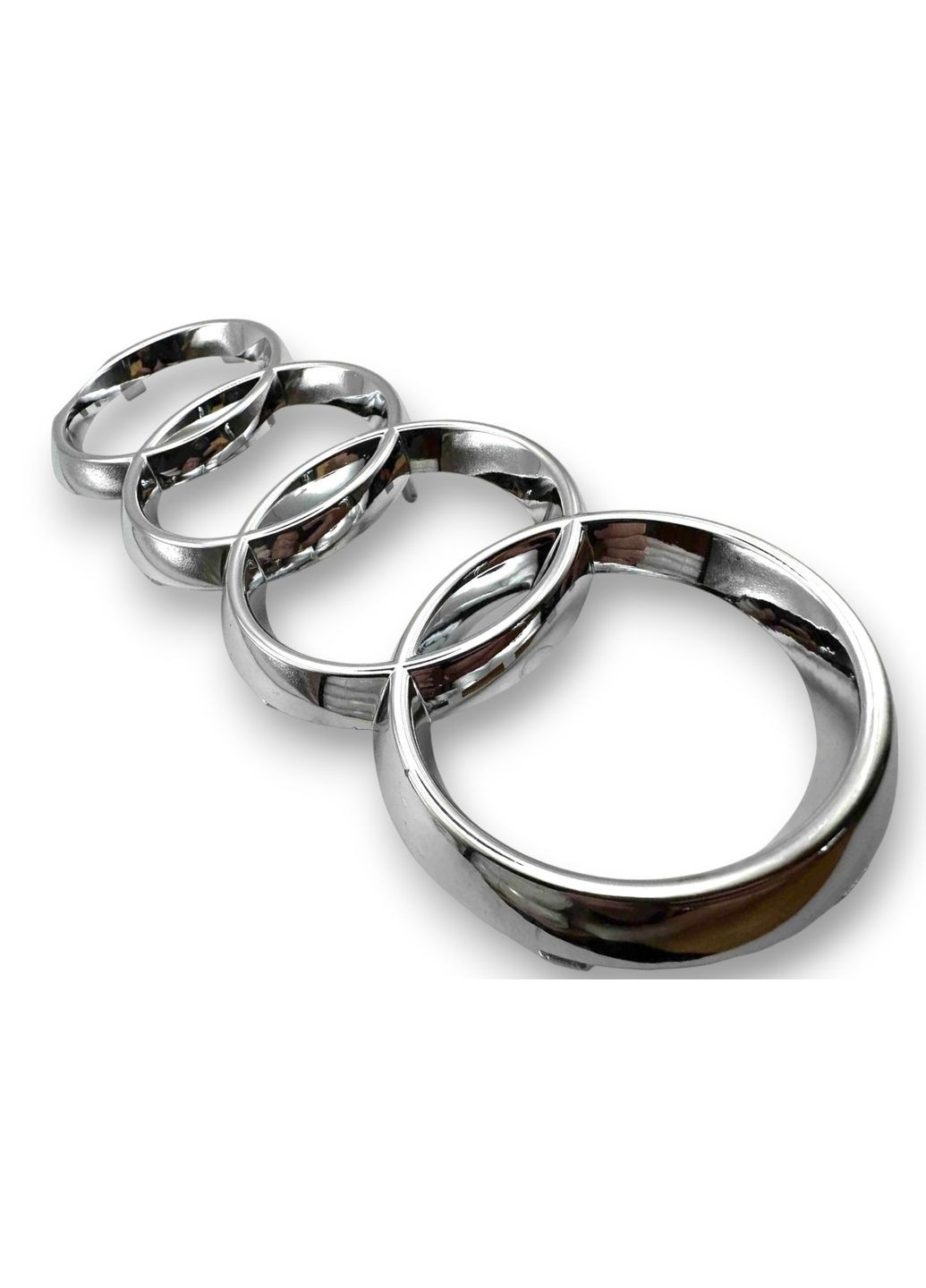 Емблема передня хром 273х93 мм (на кліпсах) 8k5853601, 8T0 853 605, 8T08536052ZZ Audi (369612139)