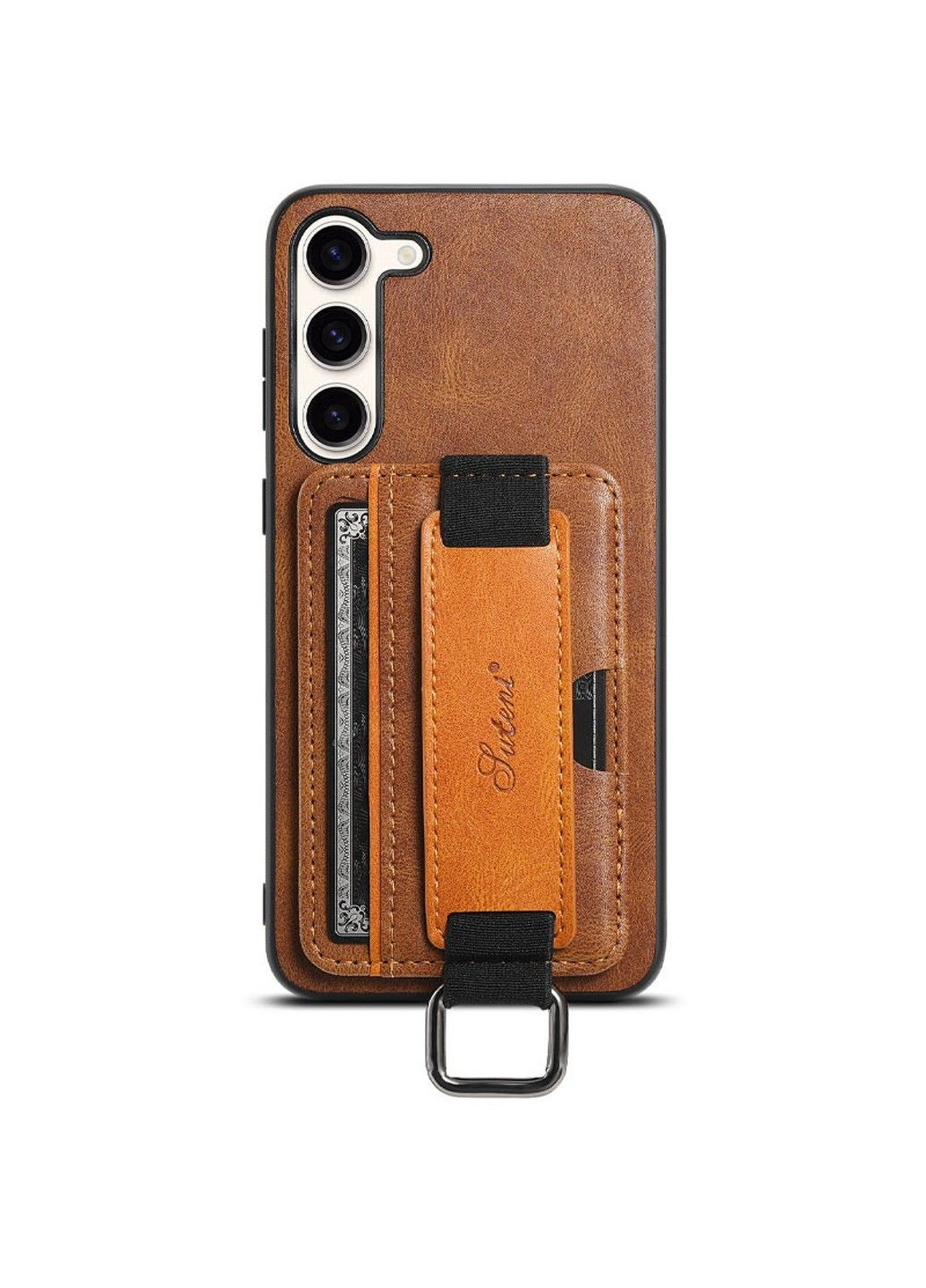 Кожаный чехол Wallet case and straps для Samsung Galaxy S24+ Epik (293512179)