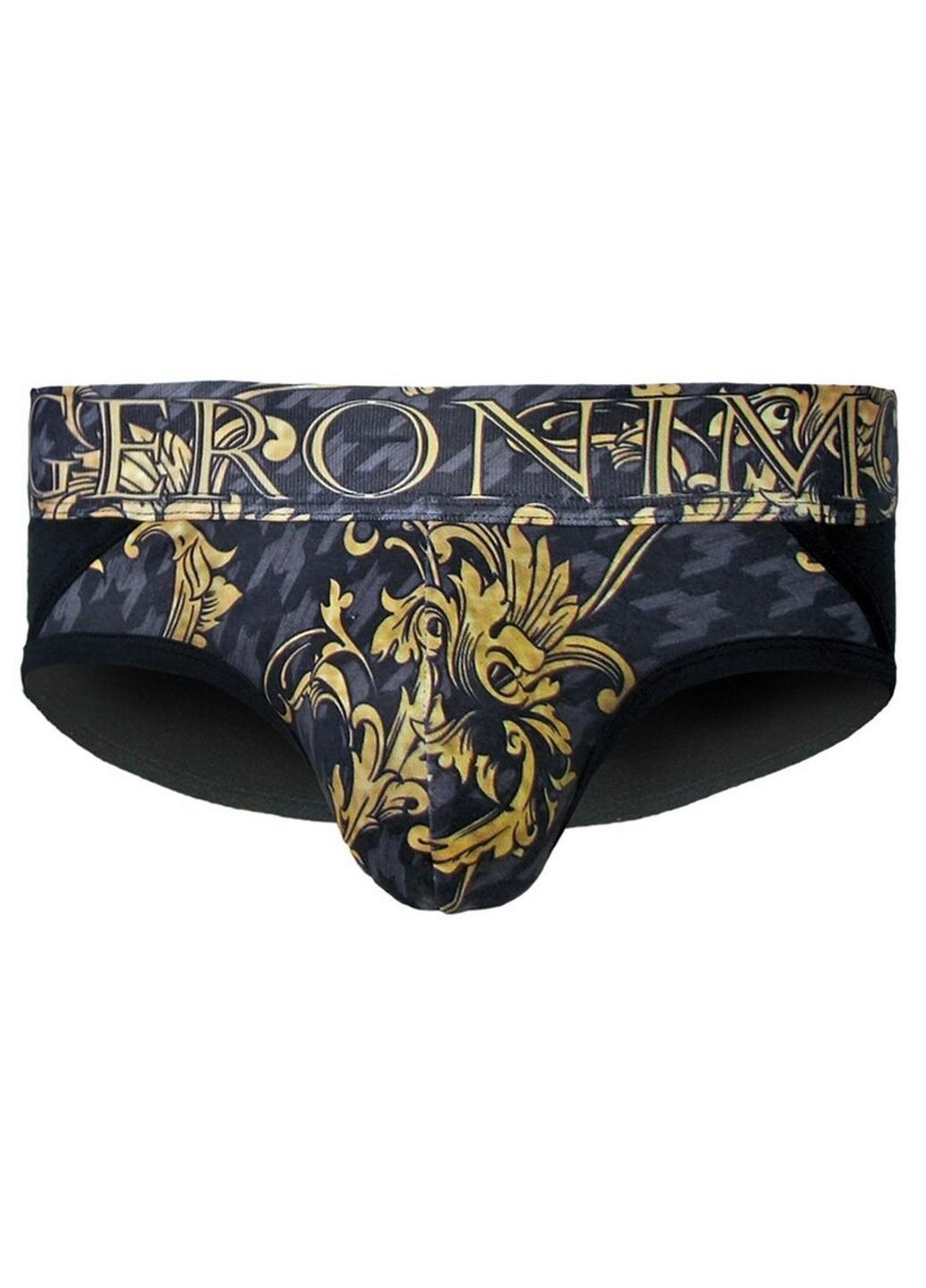 Мужские трусы слипы 1854s2 с эффектным орнаментом и комфортным хлопком. Geronimo (369446889)