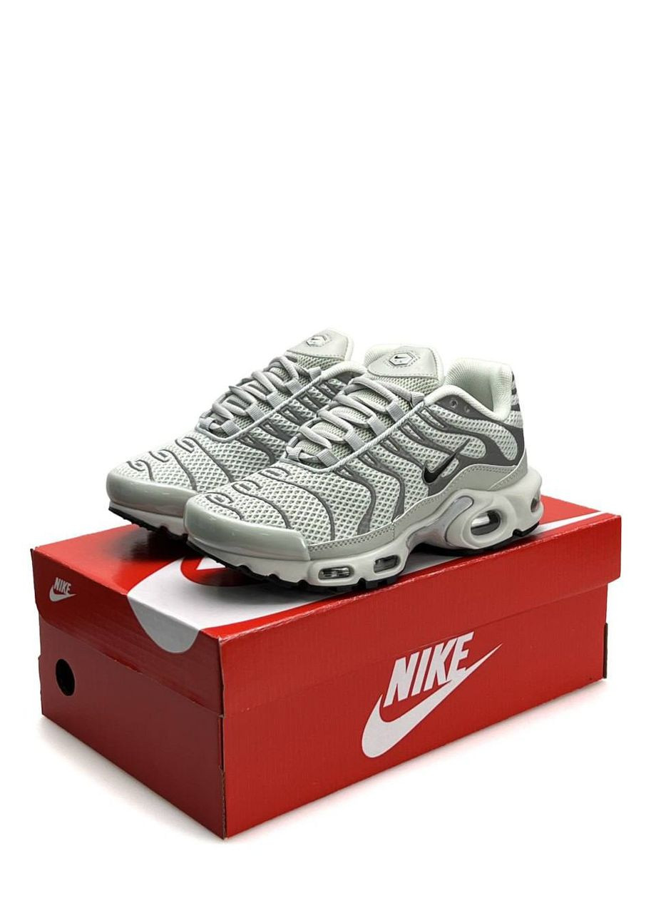 Кросівки жіночі Nike No Brand Air Max Plus White Reflective сірі демісезони (321996886)