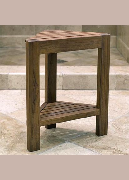 Настільна полиця для ванної з дерева Кінсфері мускат (ВНО-001307) No Brand (328210464)