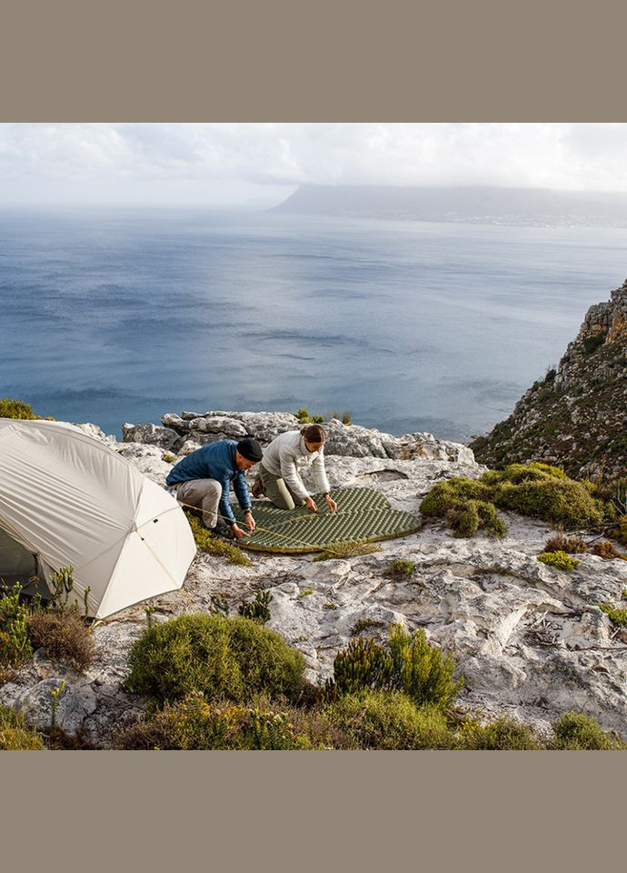 Матрац туристичний надувний одномісний CNH22DZ018, надлегкий, 183х58х7 см, зелений, для туризму із мішком для надування Naturehike (353505592)