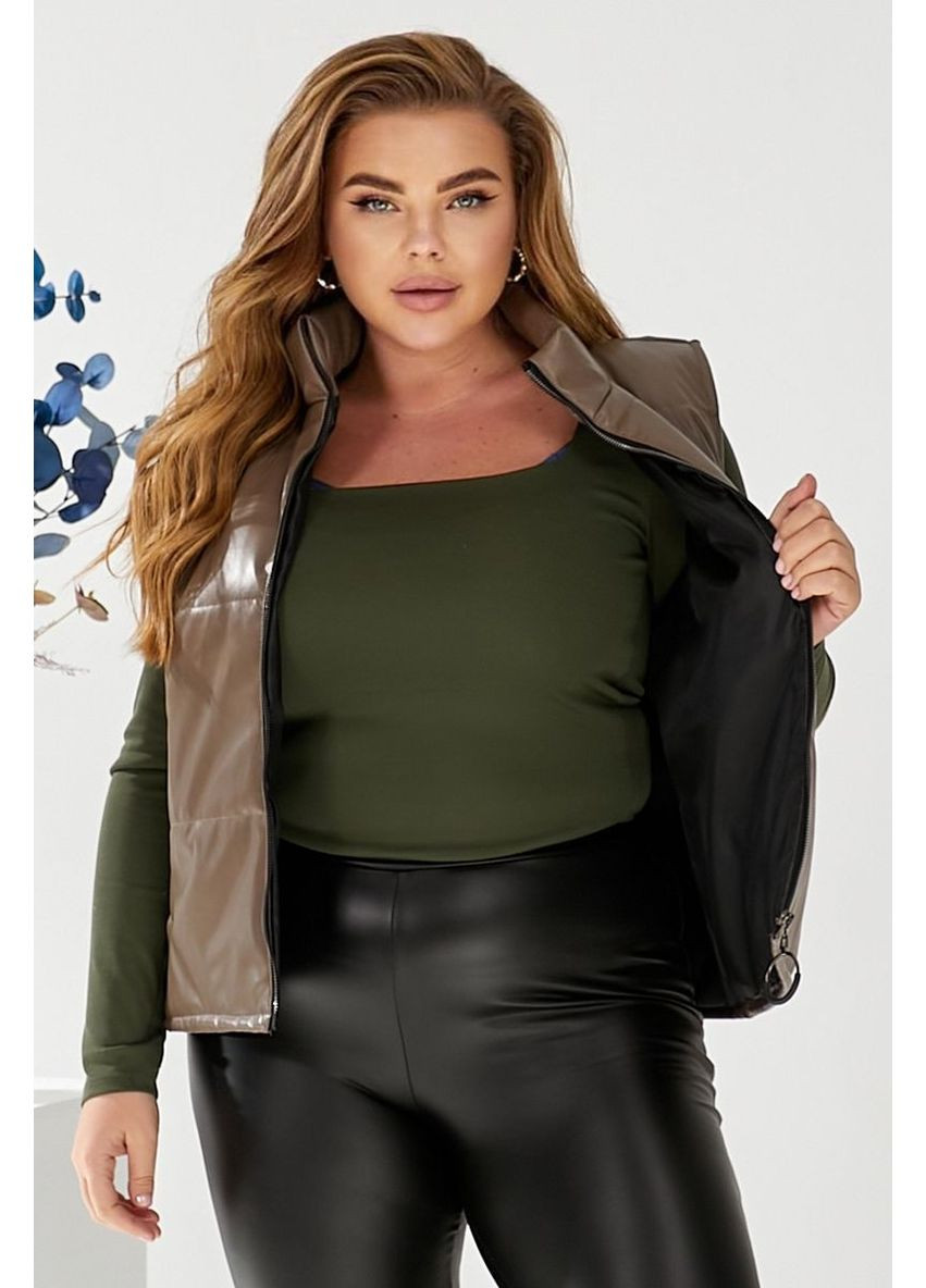 Жилет жіночий демісезонний екошкіра,, 257R65 Ager (365076357)