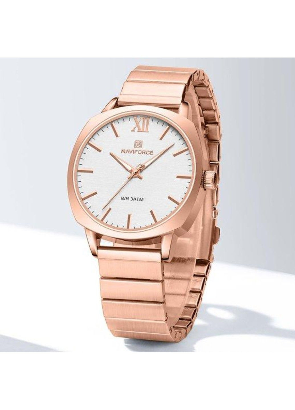 Жіночий наручний годинник Rome (Рожеве золото) Naviforce (314483867)
