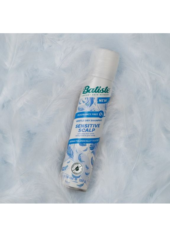 Сухий шампунь Sensitive Scalp Fragrance Free Dry Shampoo, 200 мл Batiste (361384665)
