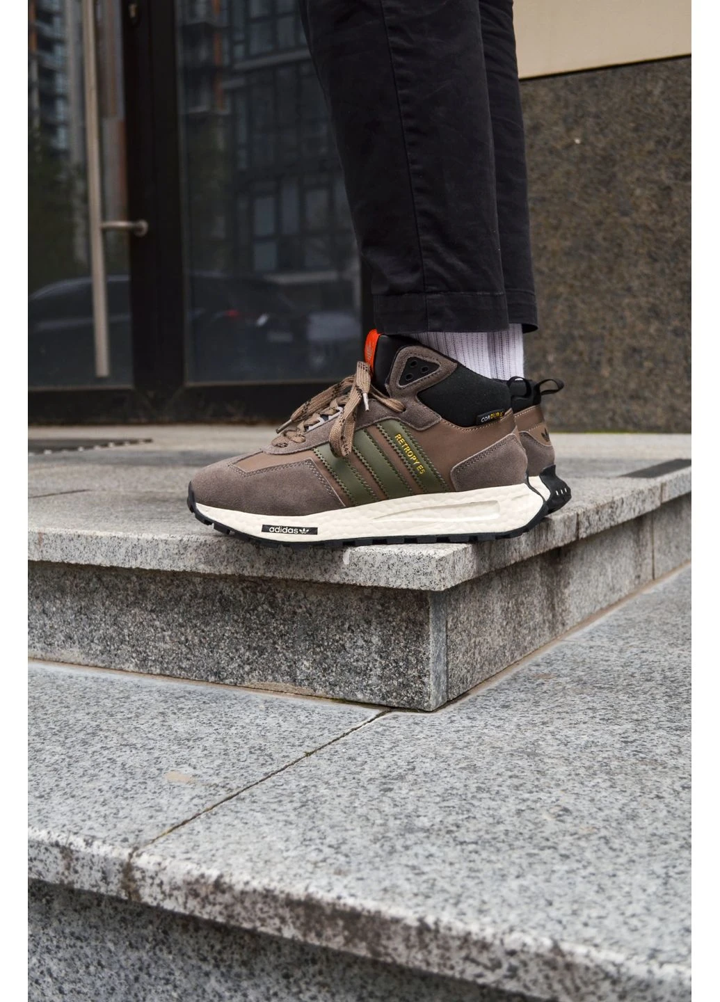 Сірі кросівки чоловічі nike retropy e5 grey найк ретропі сірі демісезон No Brand