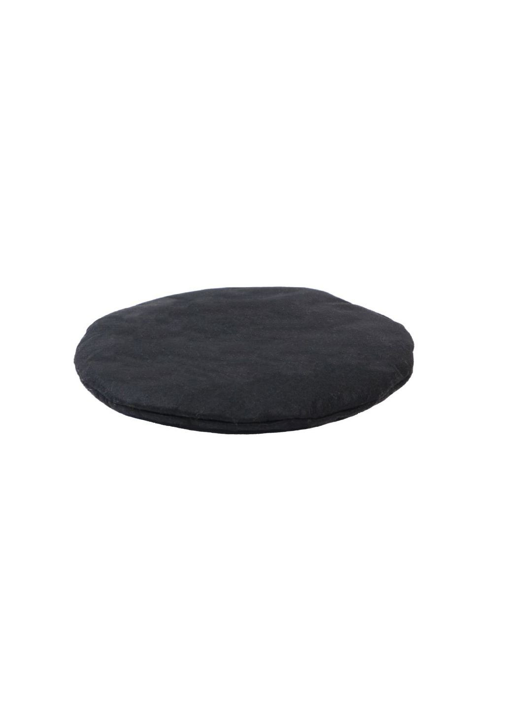 Круглая подушка на стул 38х38 см черная Lidl (278075478)