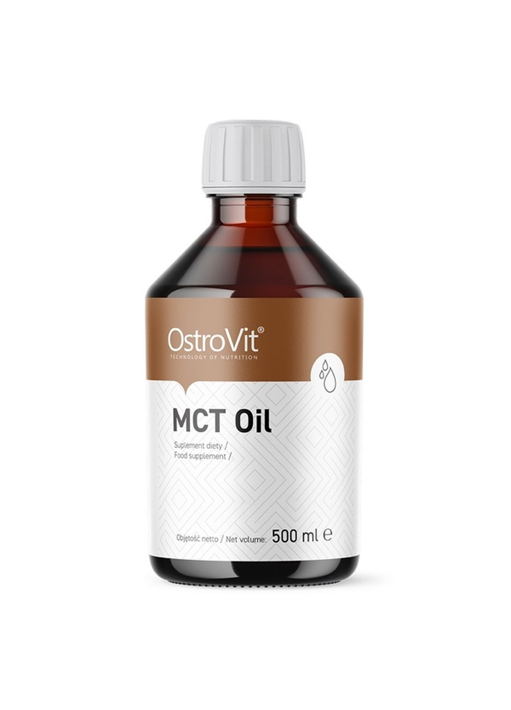 Предтренувальний комплекс MCT Oil, 500 мл Ostrovit (293417887)